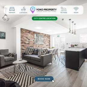 6 Bedroom 6 Bathroom House - Close to to City Centre - Free Parking, Fast Wifi, Smart TV and Work Desks by Yoko Property